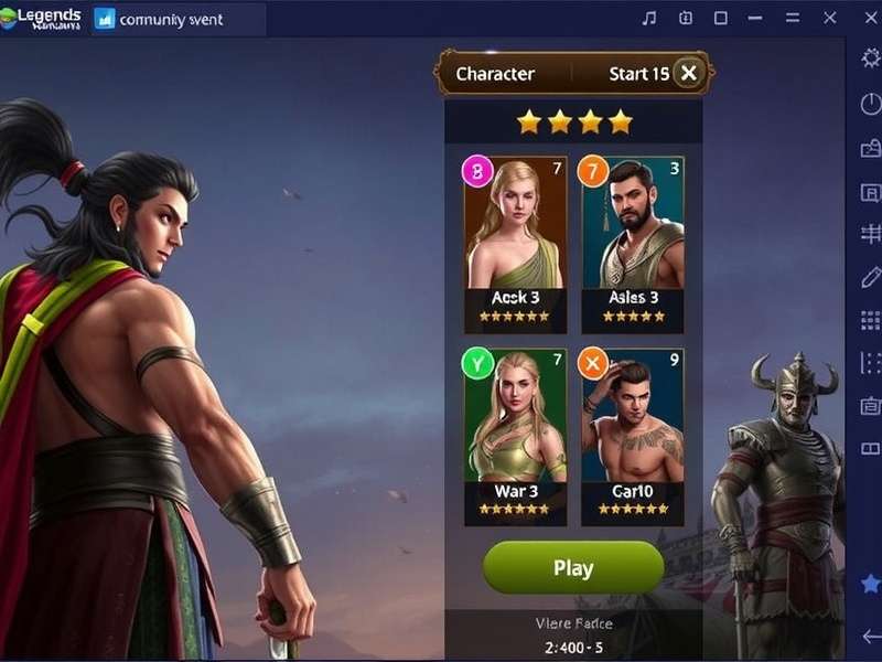 Coop Legends Of Mahabharata character selection screen